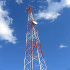 15 metre Galvanizli Telekomünikasyon CDMA Açılı Çelik Kule