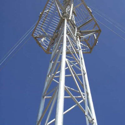 Park için 50m Q235 Çelik GSM Kendinden Destekli Radyo Kulesi