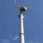 Anten Monopole Çelik Kule Wifi Telekomünikasyon Slip Sleeve Konik 80ft Gsm
