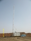 Hızlı Entegrasyon İletişim Kulesi Tek Boru 20 - 32m Sıcak Daldırma Galvanizli
