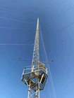 Q235 Galvanizli Açılı Çelik Mobil Hücre Kulesi 4 Ayaklı Radyo TV Yayın Ekipmanları