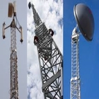 80m 4 Ayaklı Köşeli Telekomünikasyon Çelik Kulesi Sıcak Daldırma Galvanizli