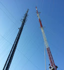 36m/S Telekom Üçgen 30m Kafes Guyed Hücre Kulesi