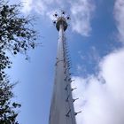 Özelleştirilmiş Çelik Yapı 15m Mikrodalga İletişim Kulesi Unicom Mobile Signal