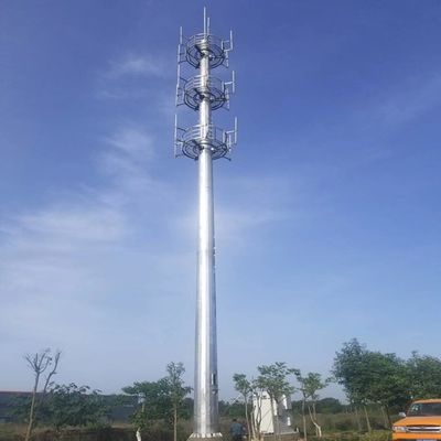 Anten Wifi Telekomünikasyon 15m Monopole Çelik Kule