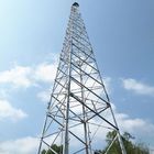 Kendinden Destekli 4g 80m Galvanizli Çelik Kule Hücresel Kablosuz Lte Anten Baz İstasyonu