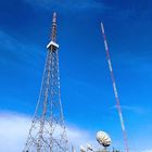 30m Galvanizli Kendinden Destekli Haberleşme Telekom Anteni 3 ayaklı veya 4 ayaklı Açılı Çelik Kafes Kule