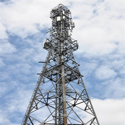 Bts Fm Uydu Borulu Çelik Kule 3 Ayak Kafes Telekom
