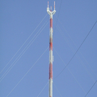 Sıcak Daldırma Galvanizli 40m Borulu Anten Kulesi Guyed