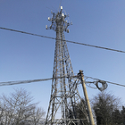 45m 4 Ayaklı Kule Galvanizli Çelik Melek Kafes Telekomünikasyon