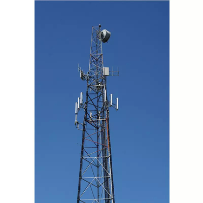 Sıcak Daldırma Galvanizli Çelik Boru Kule 30m 60m Gsm Haberleşme Telekom