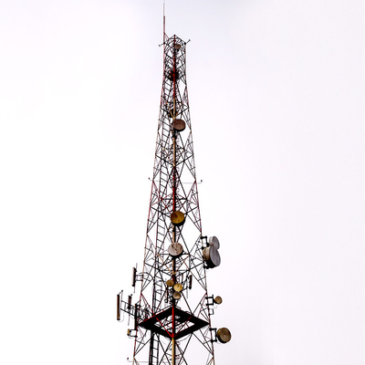 30m/S Yüksek Yoğunluklu Telekomünikasyon Çelik Kule İletim Kafesi