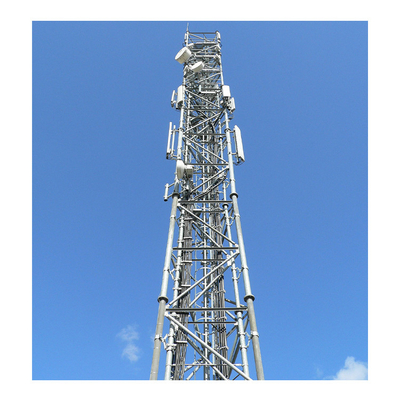 70m Gsm Telekom 3 Ayaklı Kule Galvanizli Çelik Çubuk Açı Yapısı